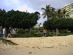 Beach at Fort de Russy...