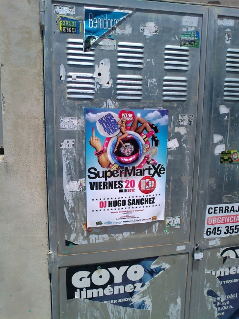 SuperMartXé, a poster, Viernes 20, DJ Hugo Sanches