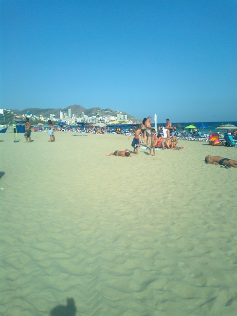 Center of Poniente beach, 