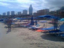 Beach and hotel bali