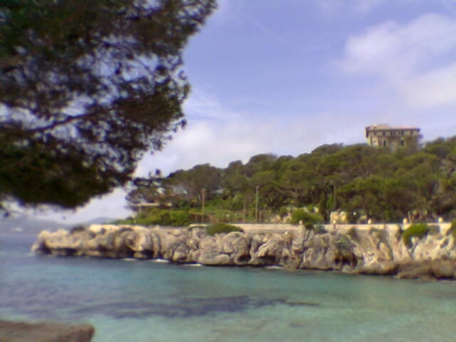 Cala Gat and hilltop house, 