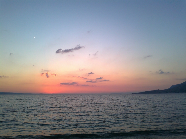 Sunset in Croatia, 