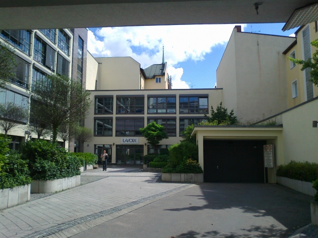 Hinterhof in München nähe Hbf, irgendwo hier ist ein Co-Working Space...