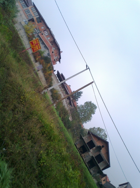 More half done buildings in Ex Jugoslavia, seems you don't have to pay housing tax when you never finish your house...