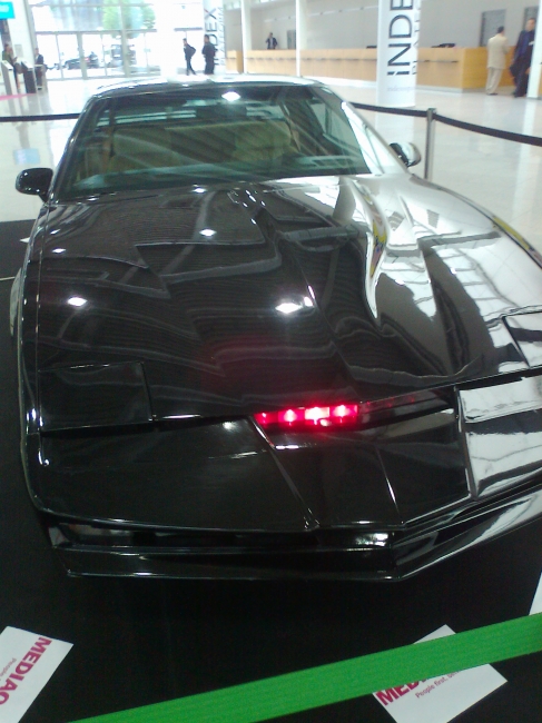 K.I.T.T. replica at dmexco 2012, anyone remebering Knight Rider?