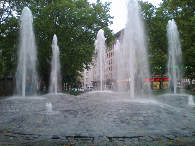 The fountain at Sendlinger Tor, 