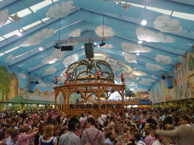 "Himmel der Bayern", Hacker-Pschorr Festzelt, Oktoberfest 2012