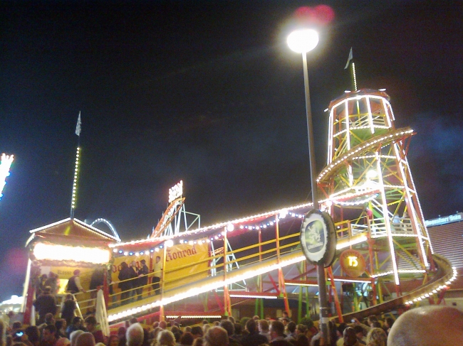 Toboggan, one of the oldest fairground attractions on the Oktoberfest