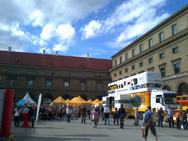 High tech expo at Alte Residenz, Tag der Deutschen Einheit