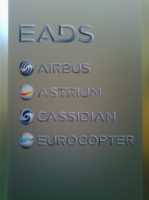 EADS fair booth at Tag der Deutschen Einheit, Airbus, Astrium, Cassidian, Eurocopter