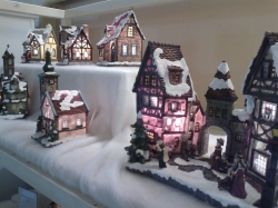 Christmas village models