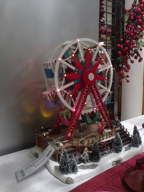 Ferris Wheel in xmas / winter design at Butlers, 
