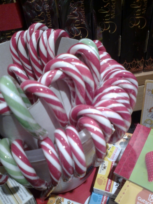 Sugar cane candy sticks at Nanu Nana, 