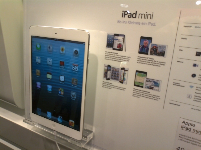 iPad mini white, 