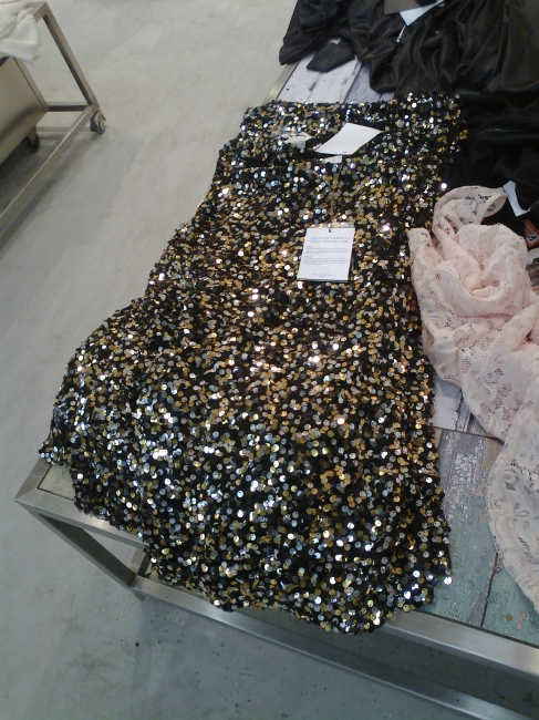 Glitter dress, Glitzer pailletten, P&C Dusseldorf