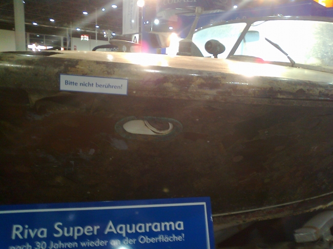 Recovered Riva Super Aquarama, 