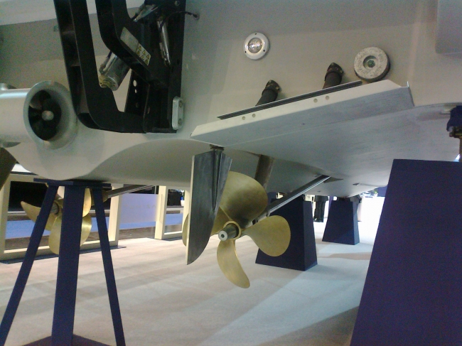 Propeller, und Heckstrahlruder