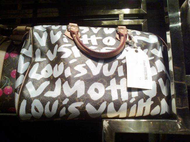 Louis Vuitton "Graffitti Style" handbag, used