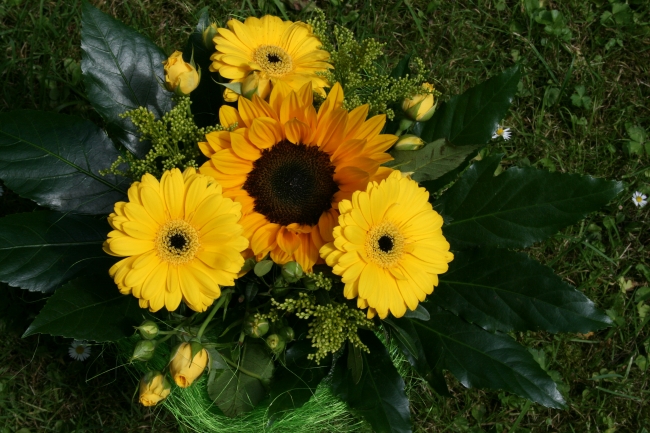 Noch ein gelber Blumenstrauß, 