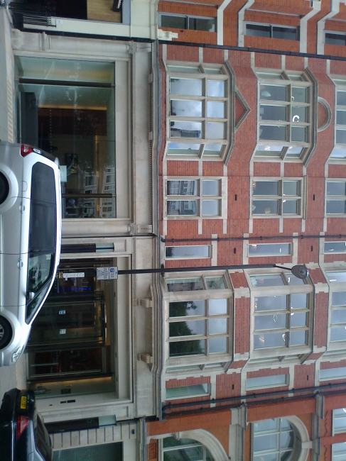 Office building at Golden Square, SoHo, 