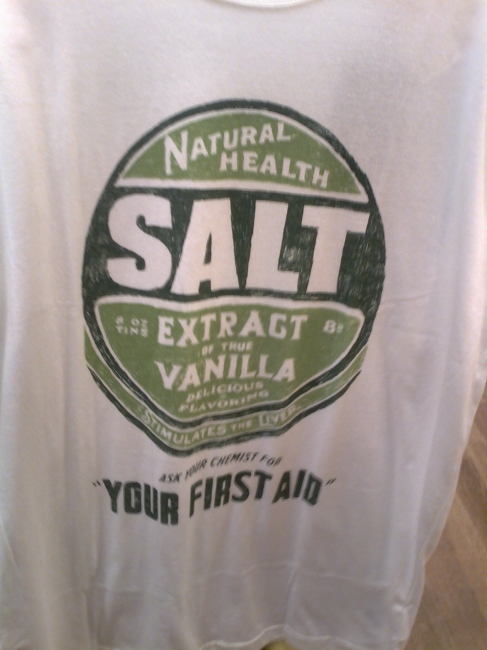 Salt T-Shirt P&C, "your first aid"