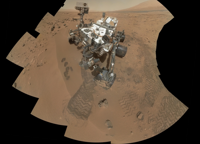 Curiosity's 'Rocknest' Workplace, Annotated Image Click on the image for larger version NASA's Curiosity Mars rover documented itself in the context of its work site, an area called "Rocknest...