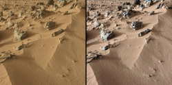 Wind-Blown Martian Sand
