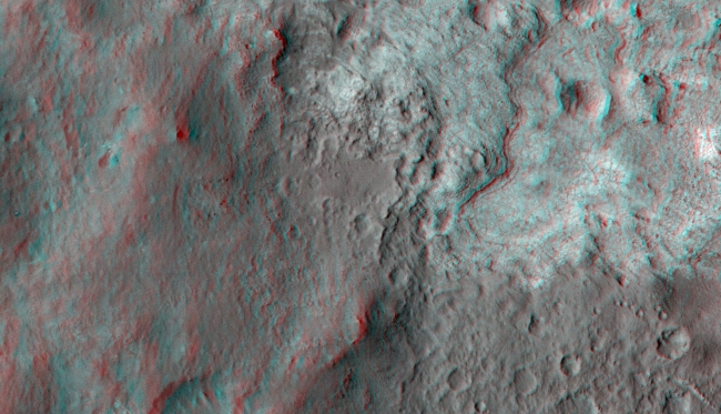 'Glenelg' in 3-D, This 3D, or stereo anaglyph, view shows the upcoming science destination for NASA's Mars rover Curiosity, a region dubbed "Glenelg," where three different ty...