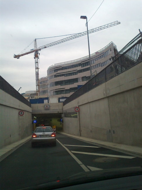 Unterführung/Tunnel an der baustelle KÖ-Bogen, Düsseldorf