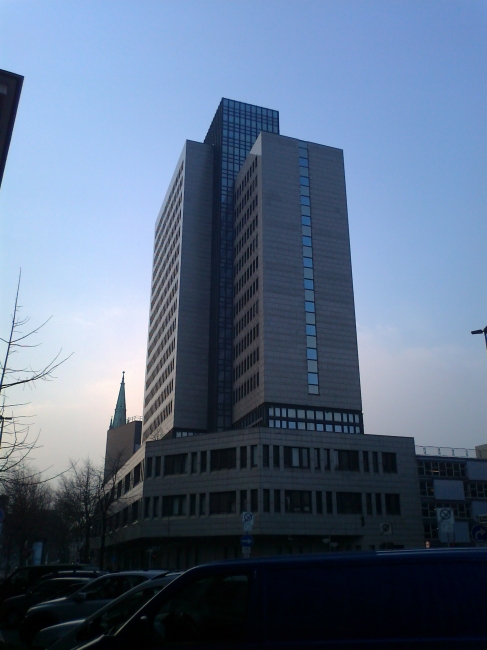 Düsseldorfer Hochhaus, high rise near Kö in Düsseldorf, across from Börse Düsseldorf