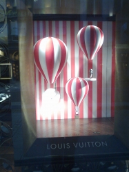 Balloons in a window o...