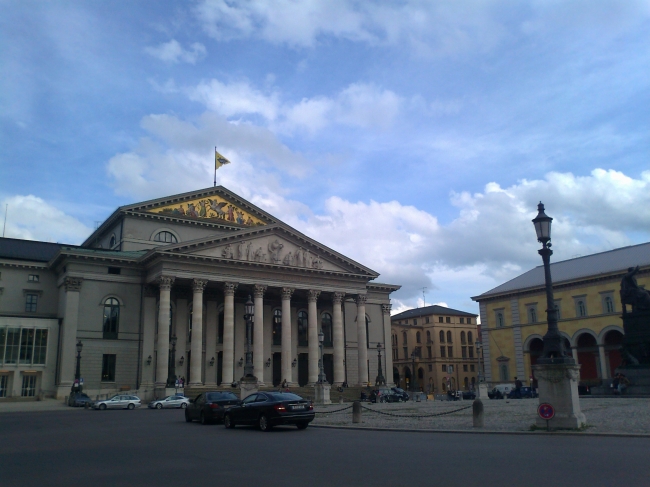 View over Opernplatz II, 