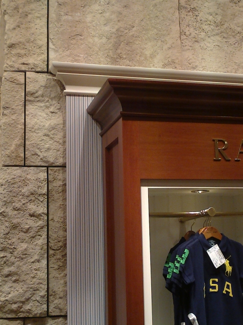 Ralph Lauren shop deco detail, 