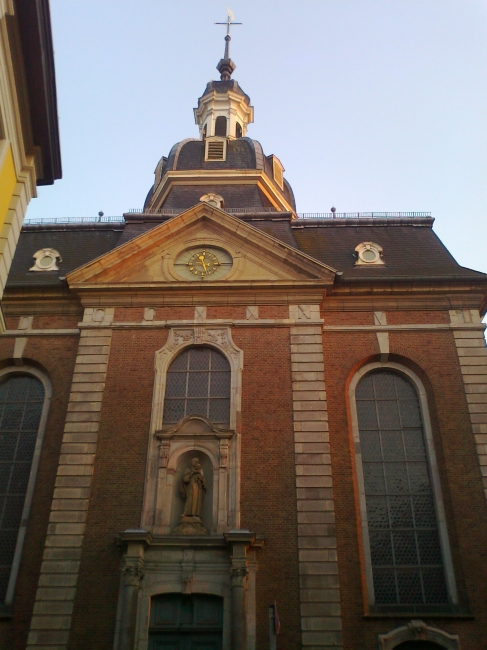 Maxkirche in evening glow, One of Altstadt's jewels