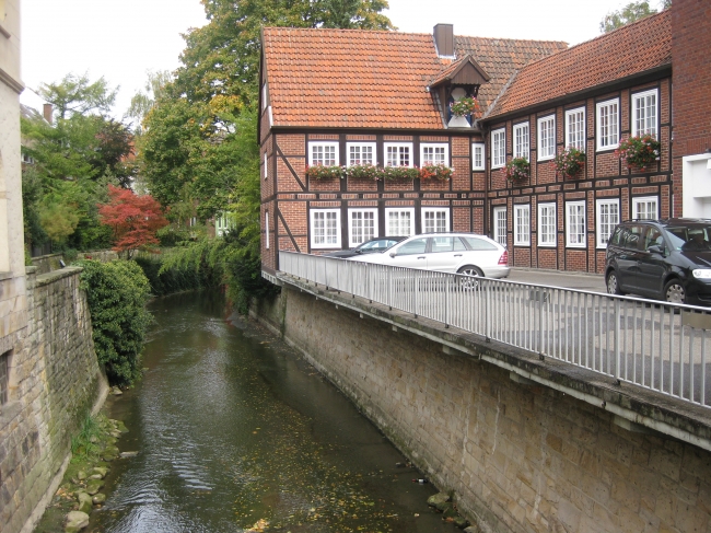 Bach in der City von Münster, 