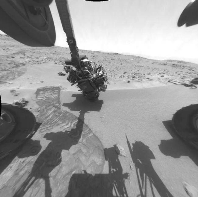 Twelve Months in Two Minutes; Curiosity's First Year on Mars, Click on the image for the animation Here is a rover's eye view of driving, scooping and drilling during Curiosity's first year on Mars, August 2012 through ...