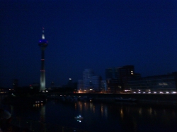 Medienhafen evening