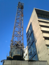 Harbour crane in Düsse...