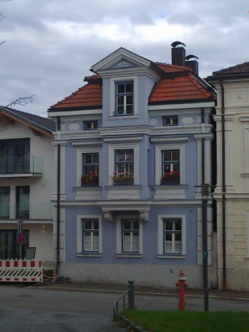 Bad Aibling old blue house, 