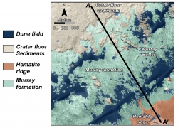 Map of Lower Mount Sharp