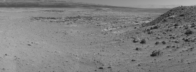 Curiosity's View From Before Final Approach to 'The Kimberley' Waypoint, This view from NASA's Curiosity Mars rover was taken the day before the rover's final approach drive to "the Kimberley" waypoint, selected months ago as the ...
