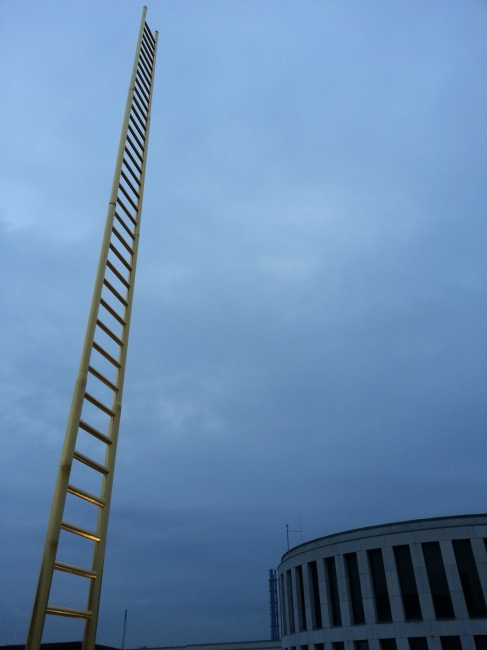 Himmelsleiter, Forum Duisburg, as seen from Karstadt's roof terrace