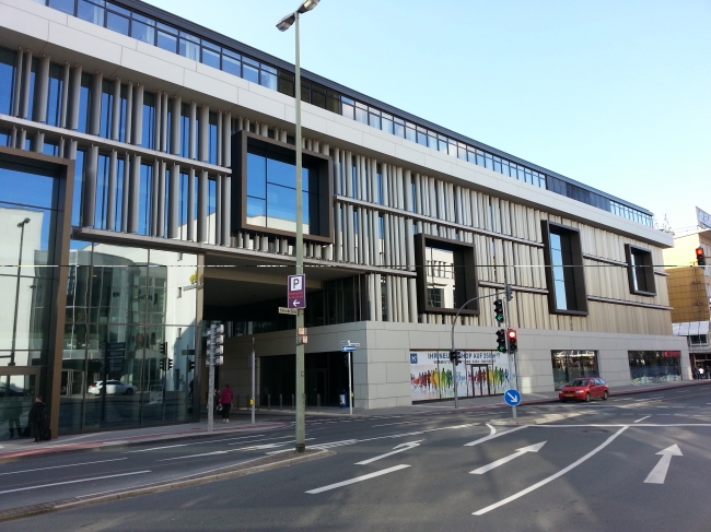 Stadtfenster Duisburg, Stadtbücherrei Duisburg, Zentralbibliothek, Umzug