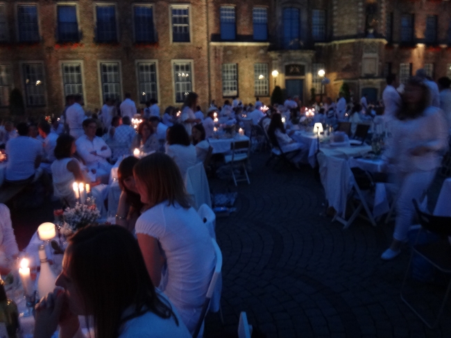 Abend beim Diner en Blanc, 