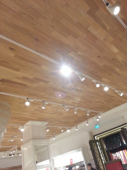 "Wood Paneled Ceiling", Tommy Hilfiger Store Schadowstraße
