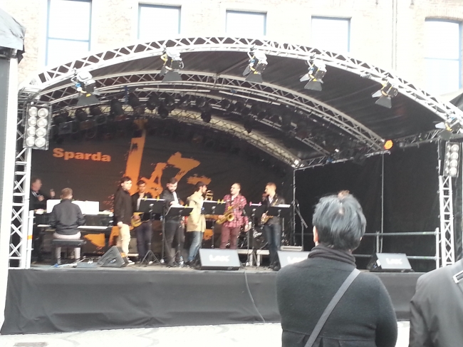 Düsseldorfer Jazz Rally, am Rathaus