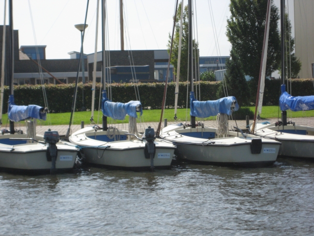 Sailing boats in Holland, 