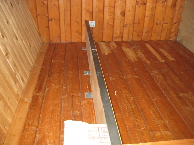 Inside the wooden cabin 2, 