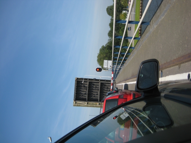 Crossing the bridge, 