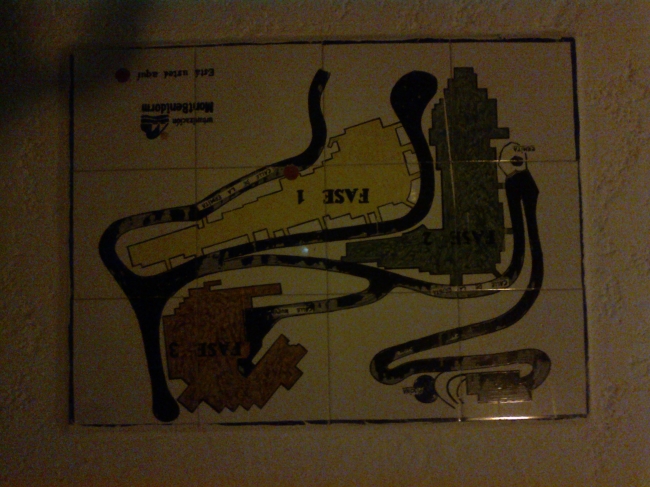 Coblanca 16 tile map, depicting where phase 1, 2 and 3 are (Urbanizacion Mont Benidorm)